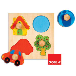 Goula 색감각 꼭지 퍼즐(생활)하바24